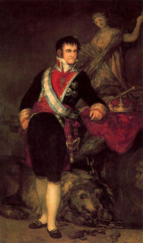 Goya Fernando VII  1814